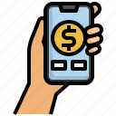 mobile, banking, online, payment, digital, wallet, application, color