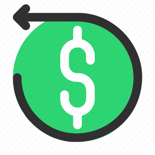 Cashback, refund, dollar, payment, chargeback, commerce, shopping icon - Download on Iconfinder
