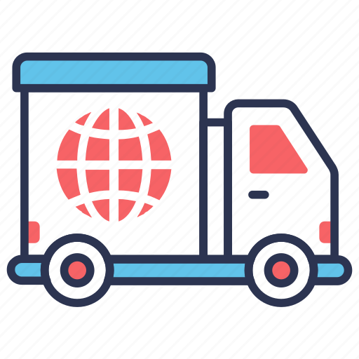 Delivery, global delivery, international, shipping, transportation, truck, world icon - Download on Iconfinder