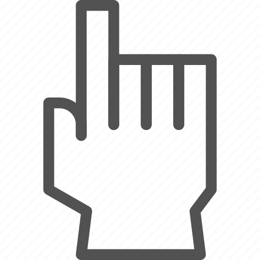 Finger, hand, pointer icon - Download on Iconfinder