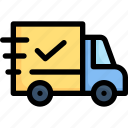 delivery truck, transportation, online shopping, shipping
