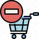 cart, delete, ecommerce, from, online shopping, remove, shopping 