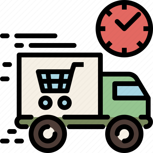Delivery, fast, logistics, shipping, transport, transportation, truck icon - Download on Iconfinder