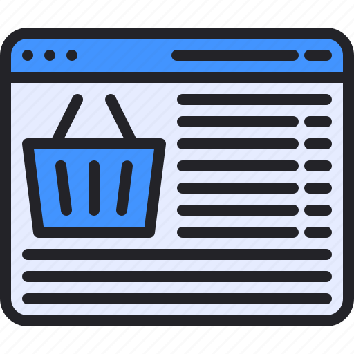 Web, bucket, ecommerce, page, shopping icon - Download on Iconfinder