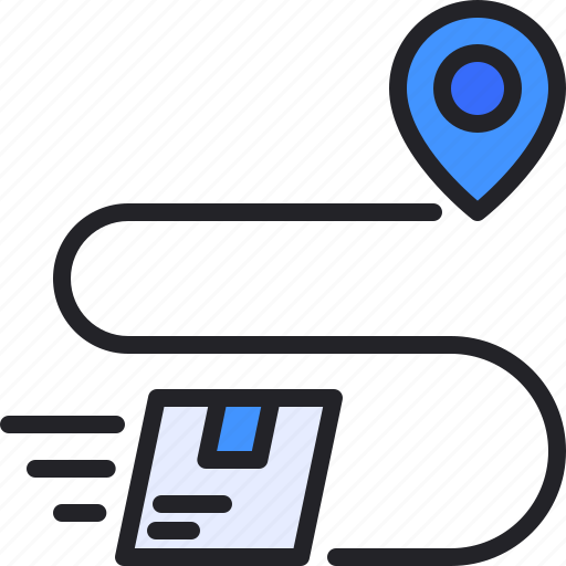 Map, logistics, shipping, pin, delviery icon - Download on Iconfinder