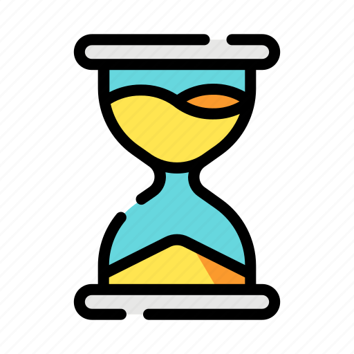 Hourglass, time, sand, cute icon - Download on Iconfinder