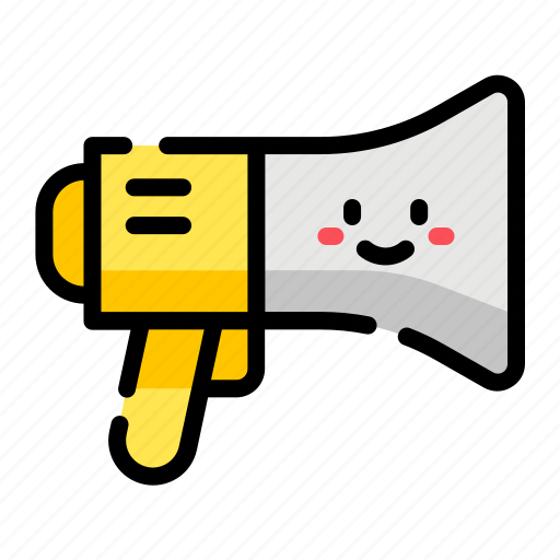 Megaphone, promotion, advertise, cute icon - Download on Iconfinder
