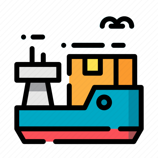 Ship, package, delivery, cute icon - Download on Iconfinder