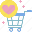 bookmark, cart, favorite, heart, love, online shopping, wishlist 
