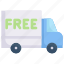 truck, free delivery, online shopping, free shipping 