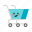 shopping, cart, buy, cute 