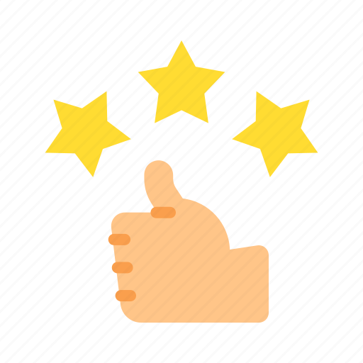 Thumbs, up, review, cute icon - Download on Iconfinder