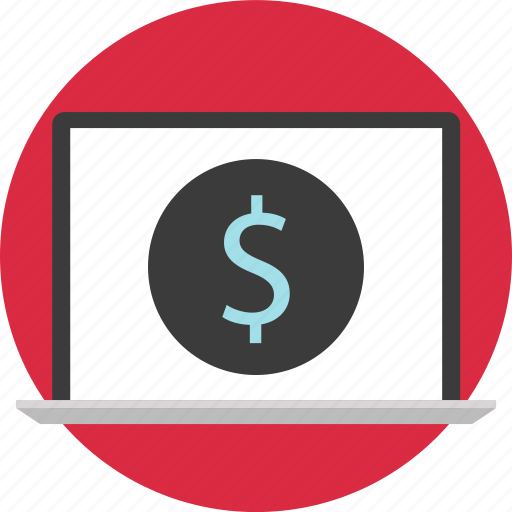 Dollar, laptop, sign, website icon - Download on Iconfinder