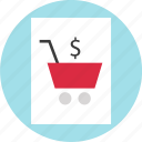 cart, online, page, shopping 