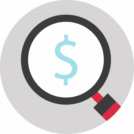 Dollar, magnifier, online, search, shopping icon - Download on Iconfinder