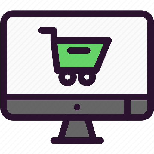 Online, shop, shoppinglcdled icon - Download on Iconfinder