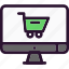 online, shop, shoppinglcdled 