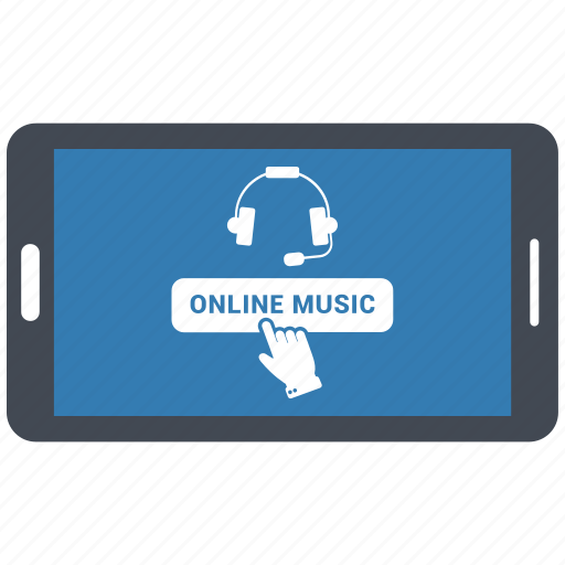 Mobile, music, online music, online song, songs icon - Download on Iconfinder