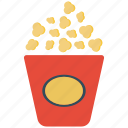 movie, pop corn, popcorn