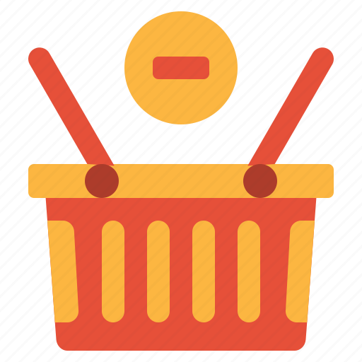 Basket, commerce, remove, shopping, supermarket icon - Download on Iconfinder