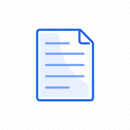 Document, paper, file, sheet, page, format, text icon - Download on Iconfinder