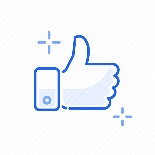 Thumb up, like, rating, upvote, favorite, thumb, reaction icon - Download on Iconfinder
