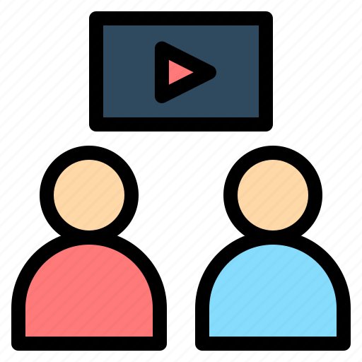 Man, video, watch icon - Download on Iconfinder