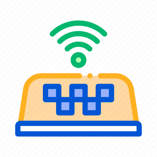Online, presence, taxi, wi-fi icon - Download on Iconfinder
