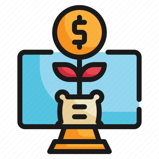 Interest, growth, money, business, marketing, currency, online icon icon - Download on Iconfinder