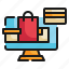 shopping, payment, internet, ecommerce, shop, online icon 
