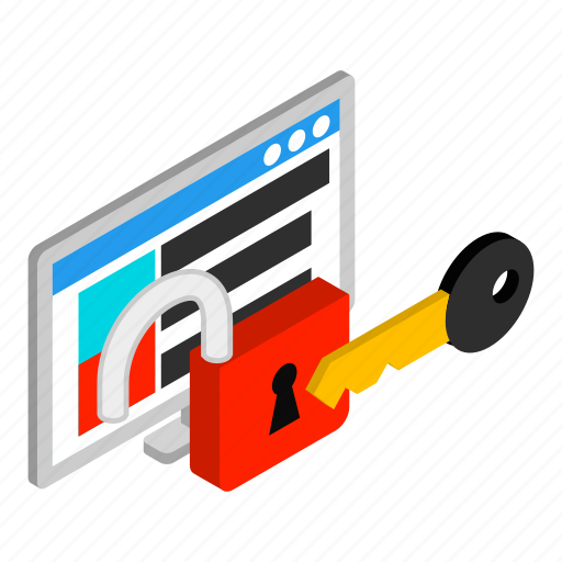Isometric, sign, object, internetsecurity icon - Download on Iconfinder