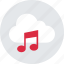 cloud, music, play, player, stream 