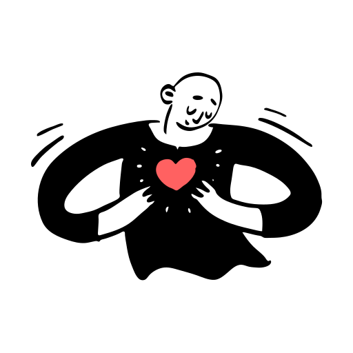 Romance, guy, heart, love, lovingdoodle, valentine illustration - Free download