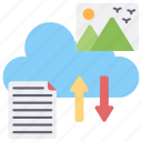 cloud data transfer, cloud uploading, cloud downloading, cloud storage, data sync 