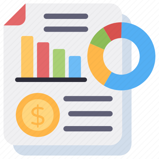 Financial report, business report, infographic, statistics, data analytics icon - Download on Iconfinder