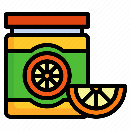 Marmalade, jam, orange, sweet, breakfast icon - Download on Iconfinder