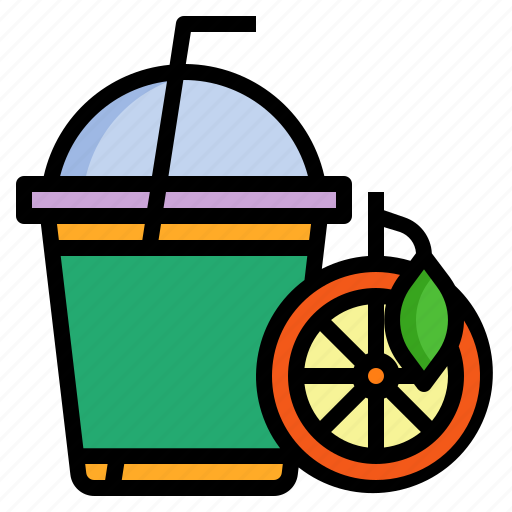 Orange, juice, summer, organic, healthy, vegan icon - Download on Iconfinder