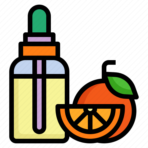 Serum, orange, beauty, moisturizing, cosmetic icon - Download on Iconfinder