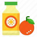 juice, bottle, orange, vitamin, c, beverage