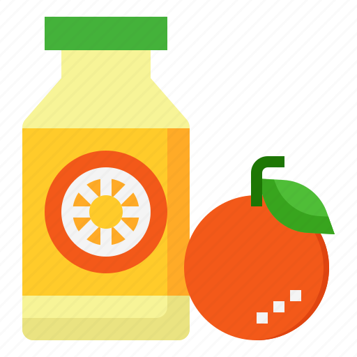 Juice, bottle, orange, vitamin, c, beverage icon - Download on Iconfinder