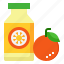 juice, bottle, orange, vitamin, c, beverage 