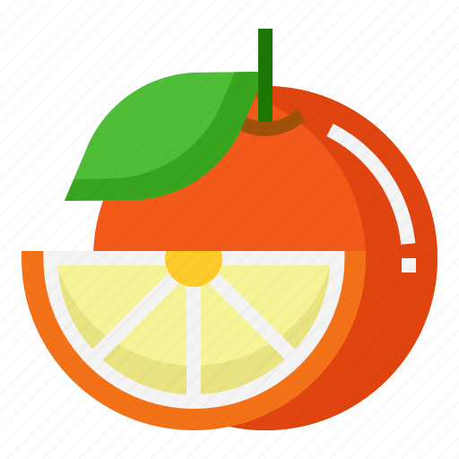 Orange, slice, vitamin, c, healthy, mandarin icon - Download on Iconfinder