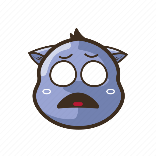 Cat, cute, emoji, emoticon, expression, fearful, scared icon - Download on Iconfinder