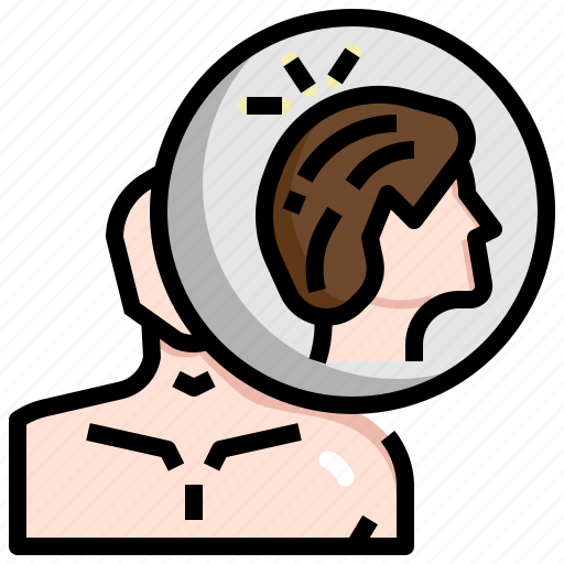 Hairline, people, person, profile, woman icon - Download on Iconfinder