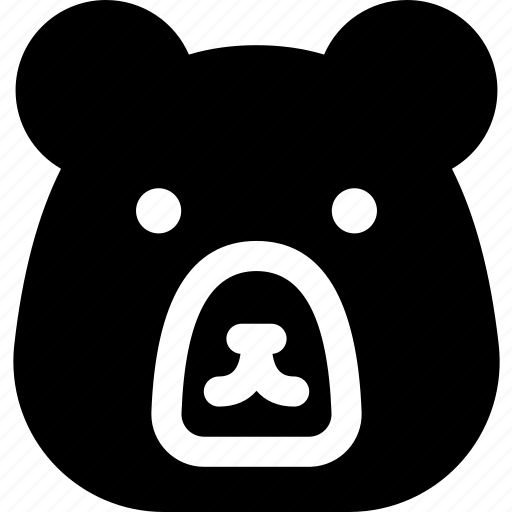 Animal, bear, mammal, omnivorous, teddy, wild icon - Download on Iconfinder