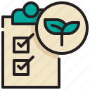 check, list, test, natural, science, organic icon