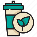 drink, cup, natural, coffee, cold, beverage, organic icon