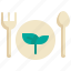 food, eat, natural, restaurant, organic icon 