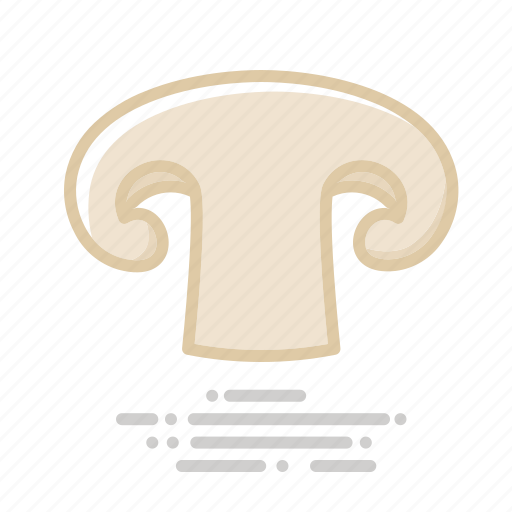 Food, groceries, mushroom, slice, vegetable icon - Download on Iconfinder