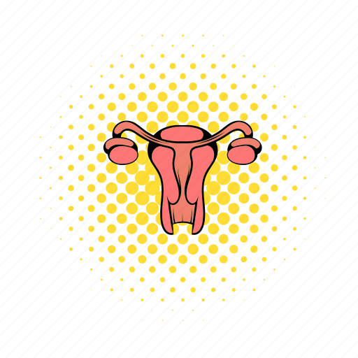 Anatomy, comics, female, human, ovary, reproductive, uterus icon - Download on Iconfinder